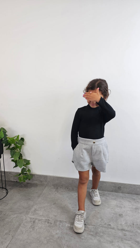 High rise girls shorts